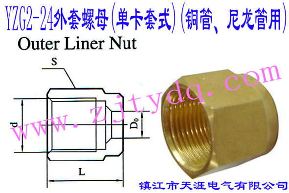 YZG2-24ĸ(οʽ)(~)Outer Liner Nut